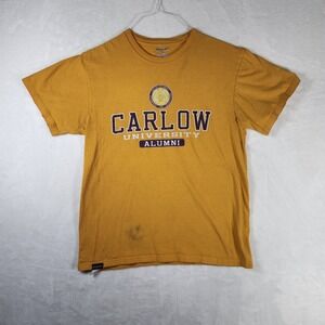 Carlow University Alumni JanSport T Shirt Mens Medium Gold College Tee‎